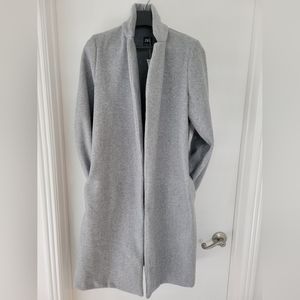 Zara coat knee length gray marl size XL